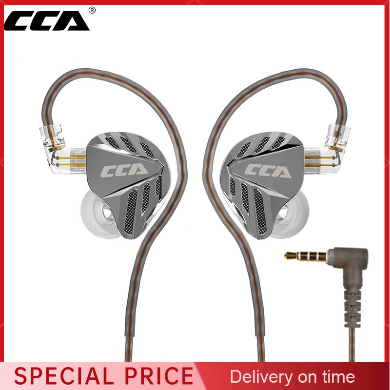 Audiophile Headphone Wired - CCA Falcon Hifi インイヤーイヤホン 2DD ダイナミックドライバー有線ステレオ低音サウンドゲームヘッドセット