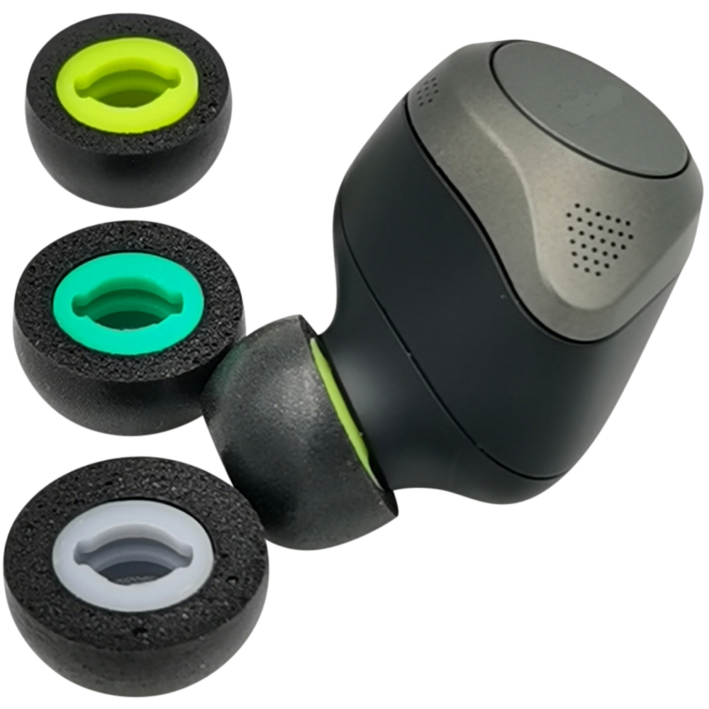 Earphone Foam Tip - missodiko アップグレードされた楕円形低反発イヤーチップ交換用 Jabra Elite 85t True