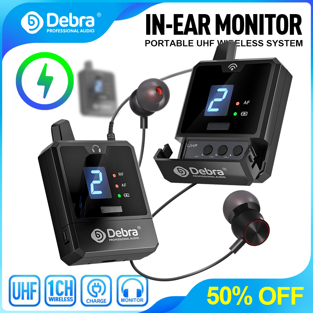 デブラ UHF IEM ワイヤレスインイヤーモニターシステム - In Ear Monitor Iem のレビューと価格